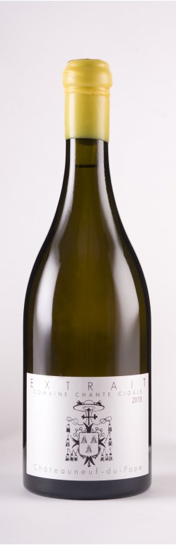 Chateauneuf Blc  Extrait  2014 dom Chante Gigale